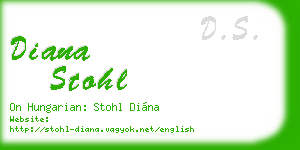 diana stohl business card